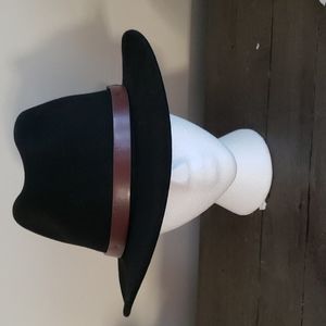 Brixton Messer Fedora Black size Large NEW